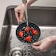 image 2 of Zeal Premium Melamine Colander Strainer, Small, 15cm, Dark Grey