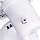image 3 of 12 Inch Oscillating White Desk Top Fan