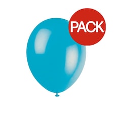 Unique Party Premium Latex Balloons (Pack of 10) - Turquoise - One Size