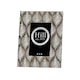 image 1 of Hill Interiors Metallic Leaf Effect Design Photo Frame - Silver/Black - 4 x 6in