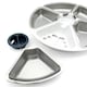 image 4 of Closer Pets Five-Meal Automatic Pet Feeder with Stainless Steel Bowl Inserts (C500) White
