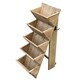 image 1 of 5 Tier Stepped Wooden Garden Flower & Herb Planter