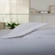 image 9 of Luxurious 400 Thread Count Deluxe Cotton Duvet Cover Set | White | Double