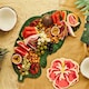 image 2 of Tropical Leaf Shaped Grazing Board 48cm