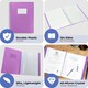 image 3 of ARPAN A4 Display Book Folder for School, Filing, Storage, Interviews, CVS & Presentations, Flexible Cover, A4 Display Folder with 62 Pockets 124 Sides