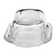 image 4 of Interiors By Premier Elegant Clear Glass Butter Dish, Oval Butter Plate For Kitchen, Versatile Butter Tray For Dining Table Clear