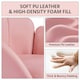 image 5 of Yaheetech Flower Shape Velvet Armchair with Golden Metal Legs