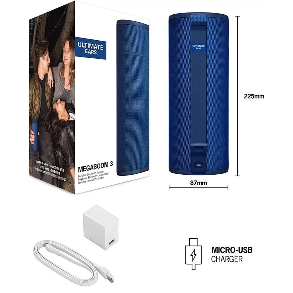 image 1 of Ultimate Ears MEGABOOM 3 Portable Wireless Bluetooth Speaker