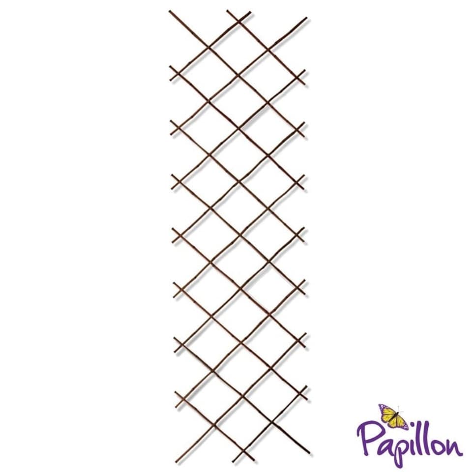 image 1 of Primrose Black Bamboo Expandable Trellis Privacy Screening Fencing W90cm x H180cm