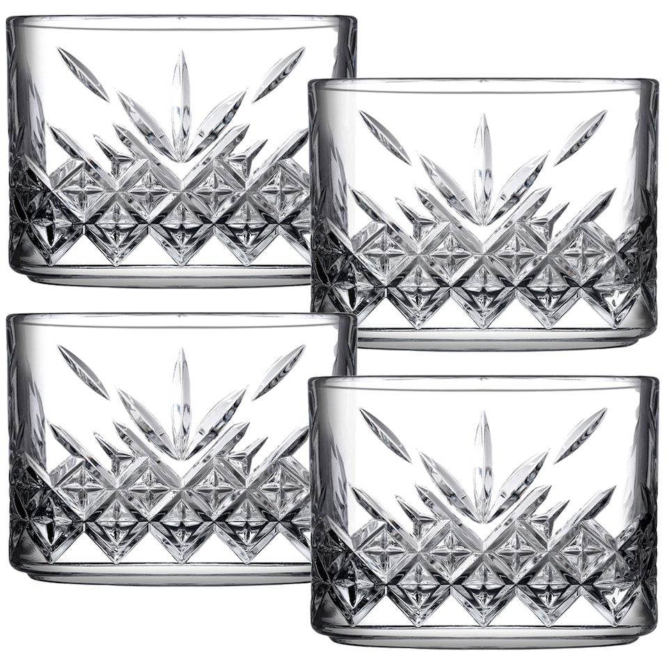 image 1 of Queensway Home & Dining Glass Dessert Bowls Set | Clear | 4 Bowls