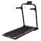 image 1 of HOMCOM Electric Folding Treadmill with Wheels, Safety Button and LED Monitor