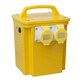 image 1 of 3.3KVA Site Transformer 110V Twin Outlet 16 AMP KVA 3.3 | Yellow