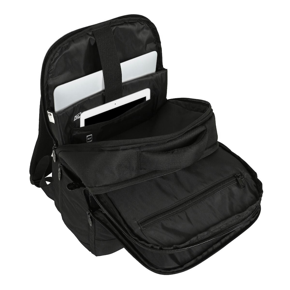 image 1 of Rucksack for Laptop and Tablet with USB Output The Mandalorian Black N/A | N/A | One Size