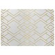 image 1 of Golden Geo Pattern (Rug) Gold | Small: 60x110cm