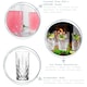 image 2 of RCR Crystal Orchestra Cut Glass Highball Cocktail Glasses Tumblers Set - 396ml - Pack of 6 Clear