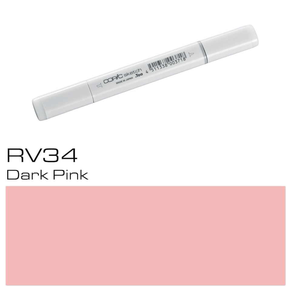 image 1 of Copic Sketch Marker, Dark Pink, Single Pen