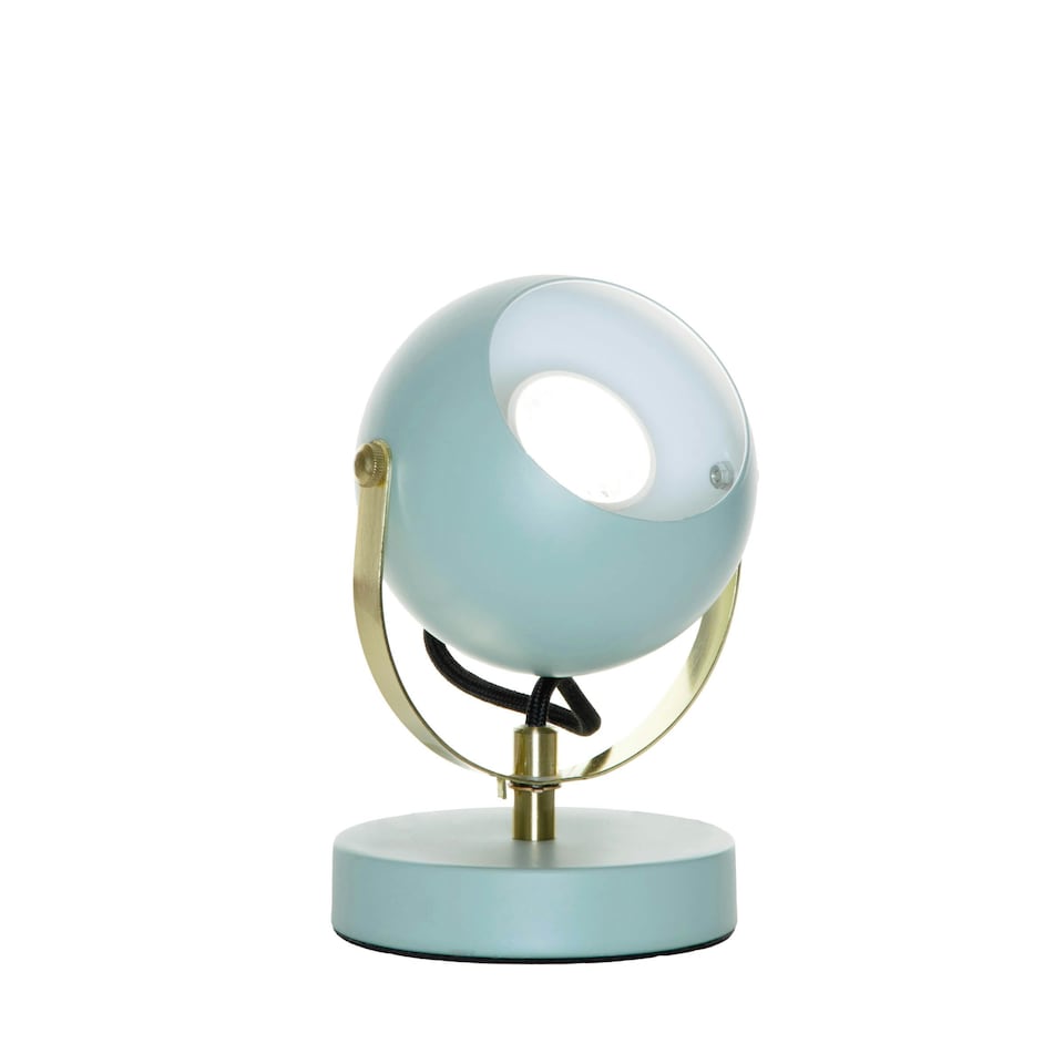 image 1 of BHS Rowan Eyeball Table Lamp, Sage