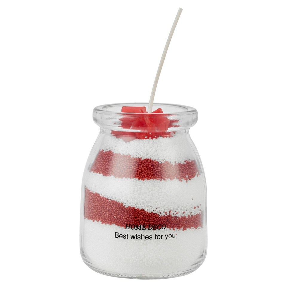 image 1 of Make Your Own Christmas Candle Kit DIY Scented Wax Sand Jar Craft Set Kids Fun | Multi | Apple & Cinnamon
