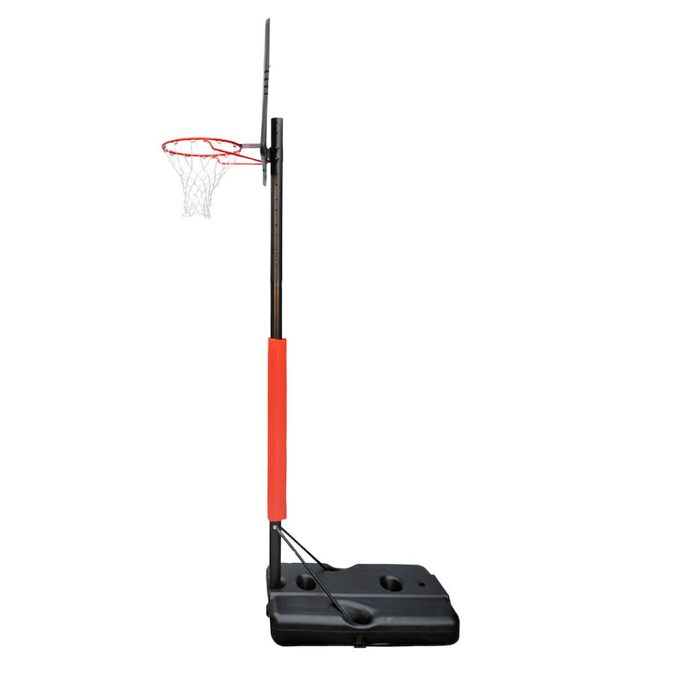 image 1 of NET1 Enforcer Basketball Hoop, 111 x 71 cm Backboard, Telescopic Height 2.28-3.05 m, 145 L Base, 12-Loop Net | Multi | BLACK | 4396