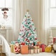 image 2 of Yaheetech Frosted Artificial Christmas Tree