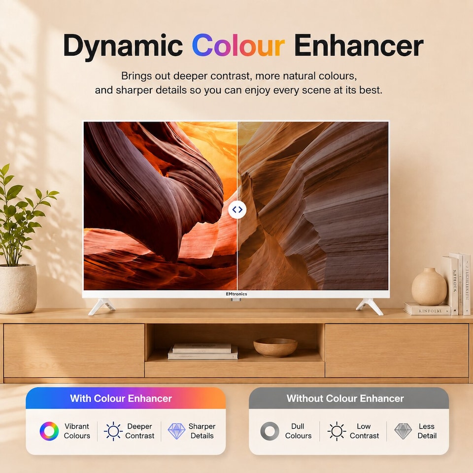 image 1 of EMtronics 32 Inch HD Ready LED TV - EM32HDRWD