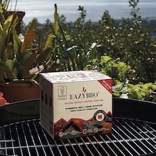 EAZYBBQ On The Go Charcoal Box | Ready to Light BBQ Charcoal for Portable & Existing Grills | Oak Charcoal BBQ Fuel for Camping, Picnics & Outdoor Cooking
