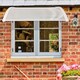 image 2 of Living and Home Window Door Awning Canopy with Brackets 120cm - White