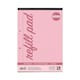 image 1 of Rhino A4 Pink Paper 100 Page 8mm Lined with Margin Refill Pad