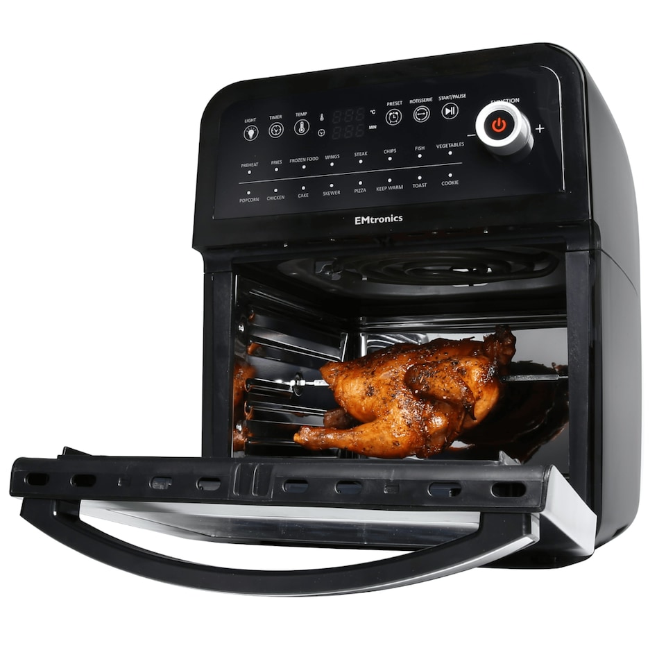 image 1 of EMtronics 12L Digital Air Fryer Oven Combi - Stainless Steel
