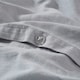 image 4 of Touch Of Linen - Ice Blue - Duvet Cover Set (Includes 2 Pillowcases - 1 For Single) Blue | Ice Blue | Super King