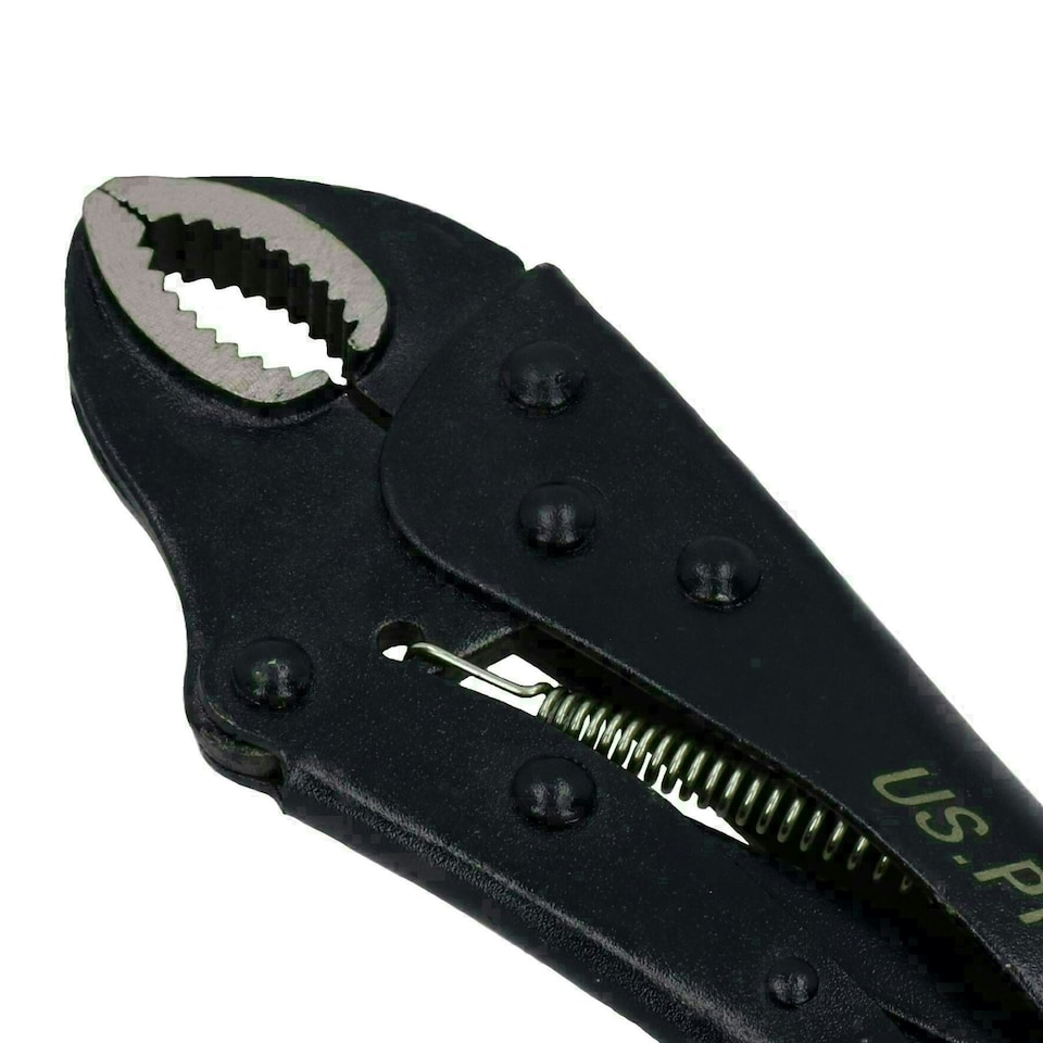 image 1 of 10" Curved Jaw Locking Mole Pliers Adjustable Vise / Vice Grips Welding AT074