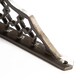 image 2 of Hammer & Tongs Honeycomb Iron Shelf Bracket - D205mm - Black