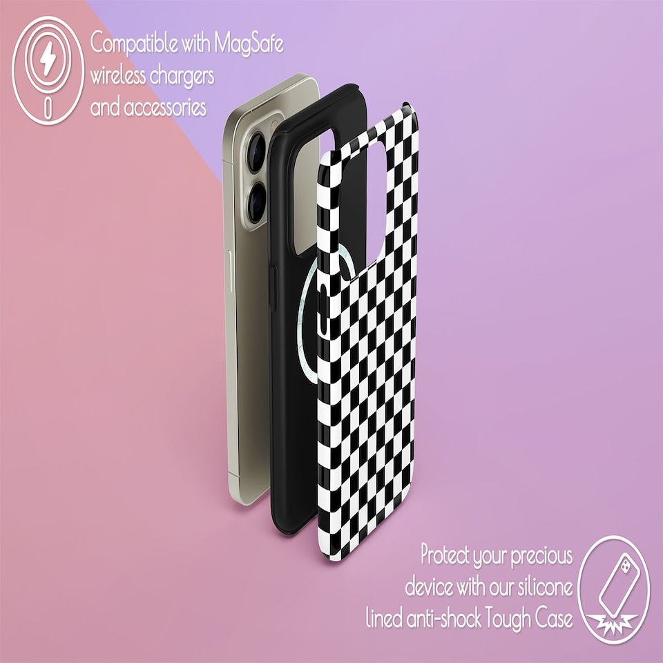 image 1 of Mono Checkerboard Black | iPhone 15 Pro
Magsafe | iPhone 15 Pro
Magsafe