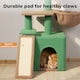 image 7 of Skylos Multi-Level Cat Tree Tower with Condo Hammock Plush Activity Centre