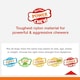 image 5 of Nylabone Dura Chew Extreme Tough Dog Chew Toy Bone, Allergen Free Peanut Butter Flavour, L, for Dogs Up to 23 kg