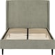 image 10 of Amelia 4ft 6in Velvet Bed Grey | Dark Grey