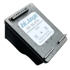 Ink Jungle 301 Black Refilled Ink Cartridge - Replaces HP 301 Black