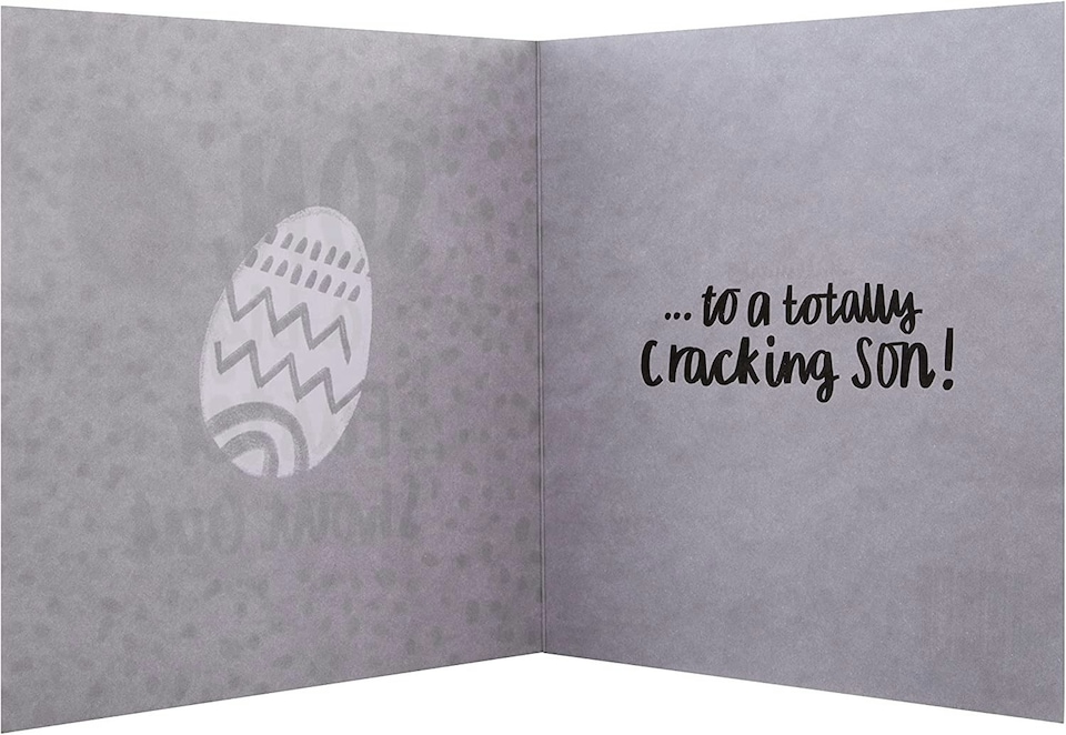 image 1 of Big Shout Out Design Son Easter Card