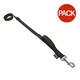 image 1 of Shires Nylon Web Horse Side Reins (Pack of 2) - Black - One Size