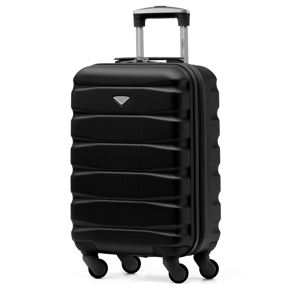 image 1 of 55x35x20cm Carry On Cabin Hard Shell Suitcase - 100+ Airlines Approved Including EasyJet (Paid), British Airways, Ryanair (Priority), TUI | Pink | Rose Gloss | Cabin Bag