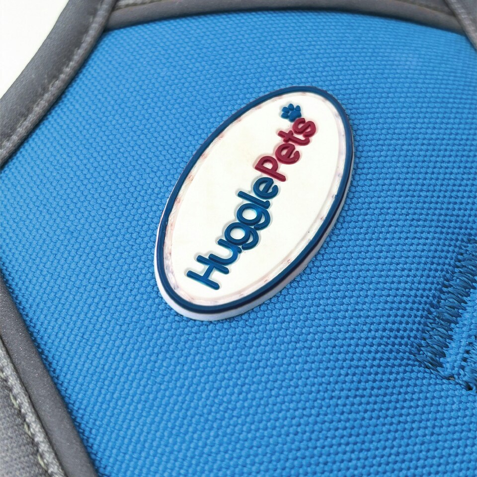 image 1 of HugglePets Activity & Travel Dog Harness Blue | XL