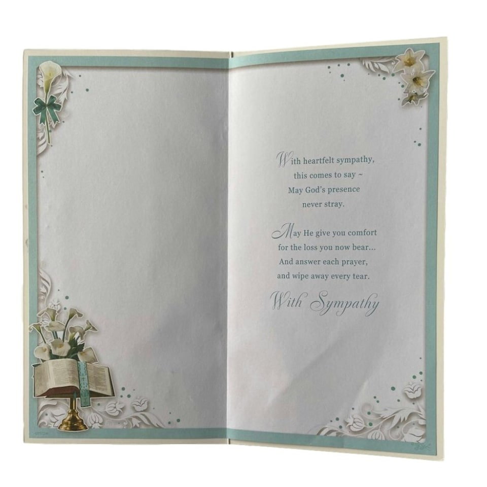 image 1 of Loss of Nan Deepest Sympathy Opacity Card