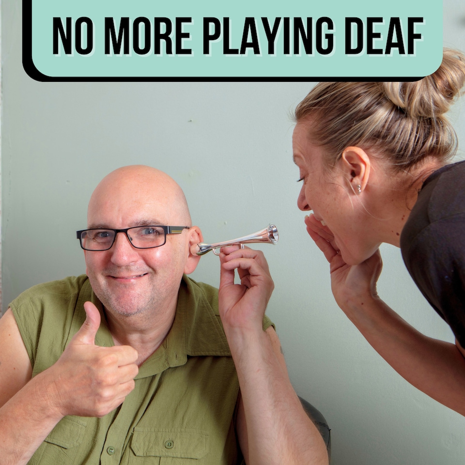 image 1 of The Selective Listener’s Ear Trumpet - Funny Joke Gift