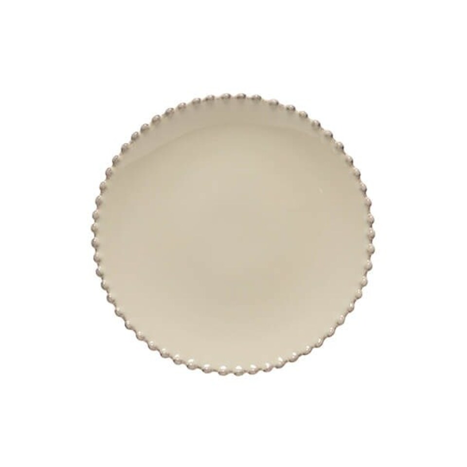 image 1 of Costa Nova Pearl Cream 22cm Salad/Dessert Plate | Cream