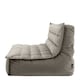image 5 of icon Kota Velvet XL Bean Bag Sofa Grey Bean Bag Chair Grey | Grey