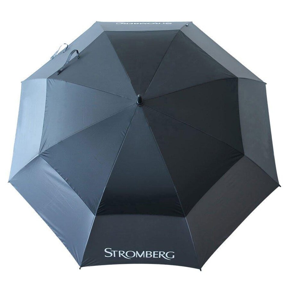 Stromberg 68" Double Canopy Golf Umbrella - Black/Charcoal