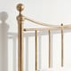 image 5 of Hampstead Traditional Antique Brass Distressed Effect Single Metal Bed Frame & Guest Trundle
