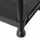 image 5 of 5 Tier Black Plastic Heavy Duty Shelving Racking Storage Unit