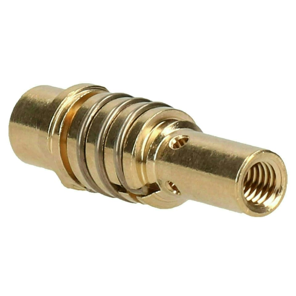 image 1 of Mig Welding Torch Tip Adapter Left Hand Thread & Spring Shroud Support MB15