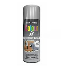 Primer Spray Paint Aerosol Auto Car Lacquer Wood Metal 400ml | Grey | Primer